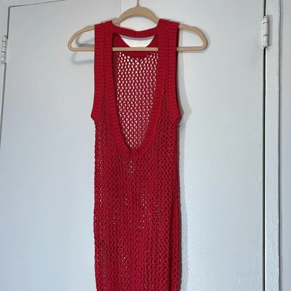Beach RiotHolly Net Cover-Up Midi-Dress